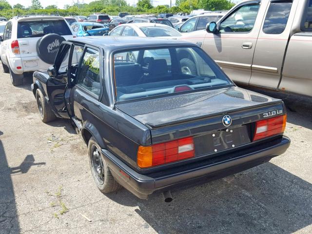 WBAAF9318MEE65971 - 1991 BMW 318 IS BLACK photo 3