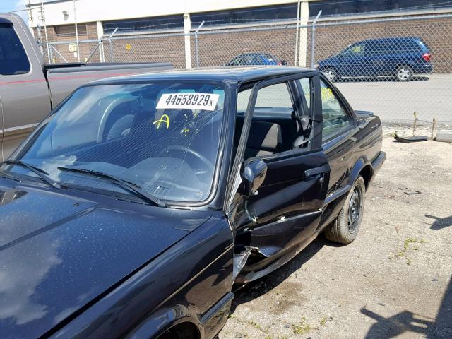 WBAAF9318MEE65971 - 1991 BMW 318 IS BLACK photo 9