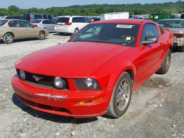 1ZVFT82H155170846 - 2005 FORD MUSTANG GT RED photo 2