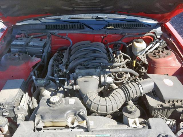 1ZVFT82H155170846 - 2005 FORD MUSTANG GT RED photo 7