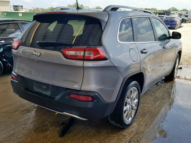 1C4PJLDB6HW540101 - 2017 JEEP CHEROKEE L GRAY photo 4