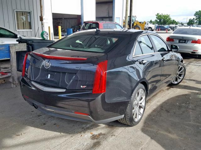 1G6AA5RAXD0110153 - 2013 CADILLAC ATS BLACK photo 4