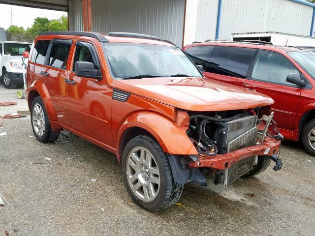 1D8GT58658W259377 - 2008 DODGE NITRO R/T ORANGE photo 1