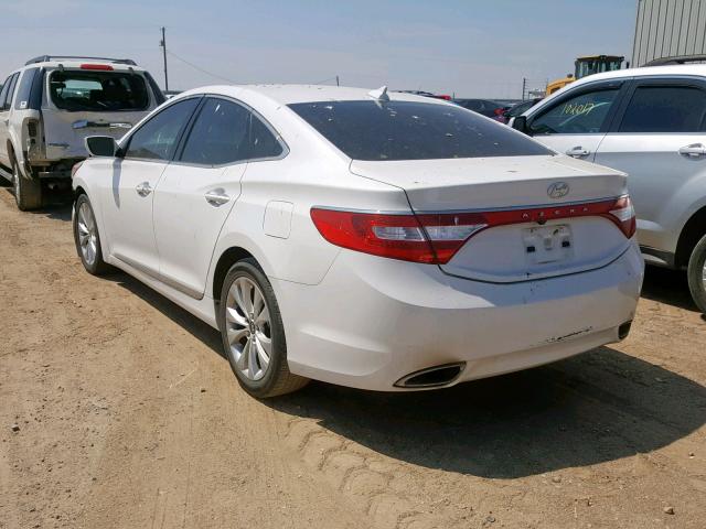 KMHFG4JG9EA344495 - 2014 HYUNDAI AZERA WHITE photo 3