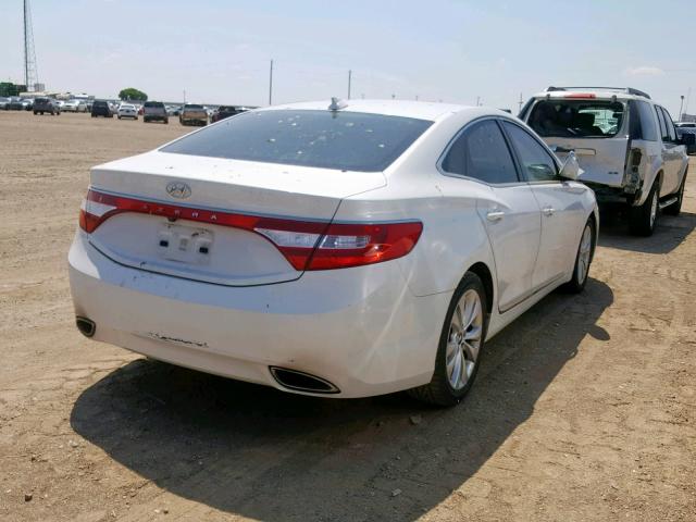 KMHFG4JG9EA344495 - 2014 HYUNDAI AZERA WHITE photo 4