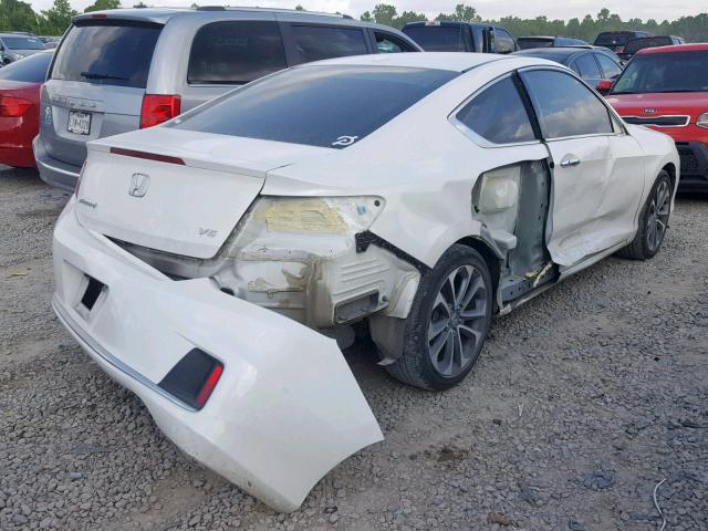 1HGCT2B88DA009100 - 2013 HONDA ACCORD EXL WHITE photo 4