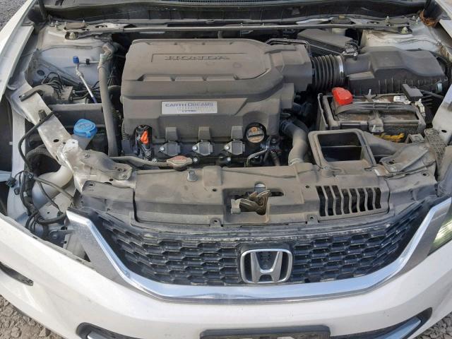 1HGCT2B88DA009100 - 2013 HONDA ACCORD EXL WHITE photo 7