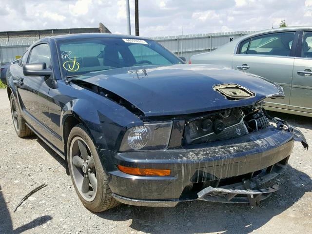 1ZVHT82H885190606 - 2008 FORD MUSTANG GT BLACK photo 1