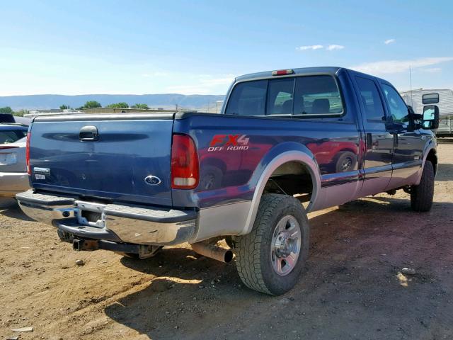 1FTWW31P35EC77869 - 2005 FORD F350 SRW S BLUE photo 4