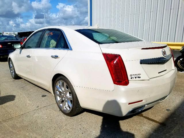 1G6AS5S33E0183357 - 2014 CADILLAC CTS PERFOR WHITE photo 3