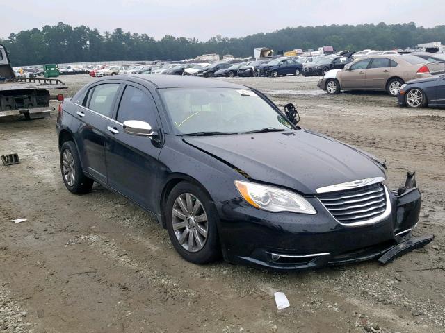 1C3CCBCG3EN185619 - 2014 CHRYSLER 200 LIMITE BLACK photo 1