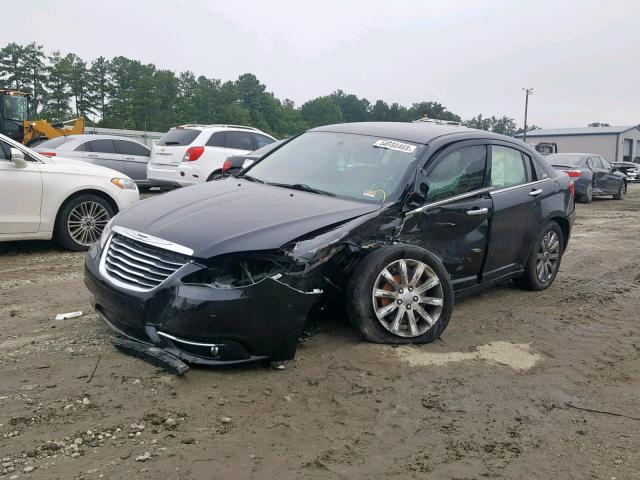 1C3CCBCG3EN185619 - 2014 CHRYSLER 200 LIMITE BLACK photo 2