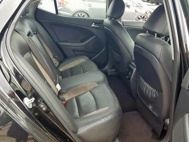 KNAGM4ADXD5045545 - 2013 KIA OPTIMA HYB BLACK photo 6