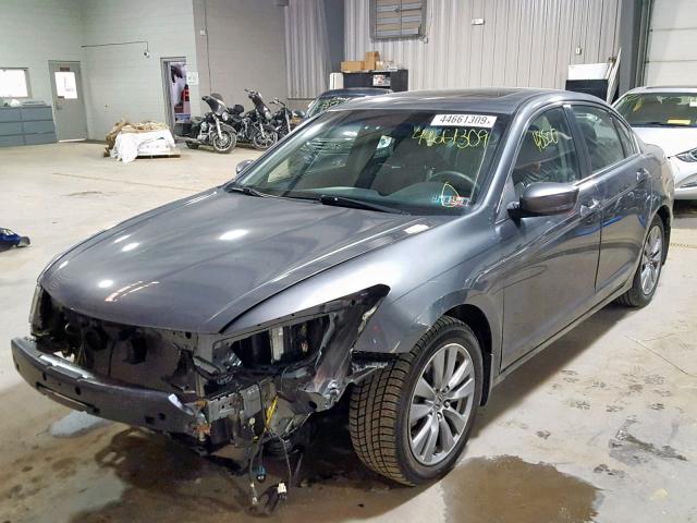 1HGCP2F83CA120943 - 2012 HONDA ACCORD EXL GRAY photo 2