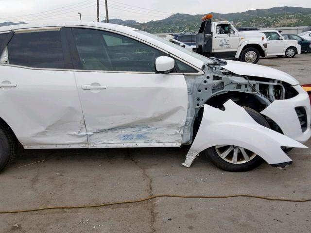 JM3ER2A57B0358384 - 2011 MAZDA CX-7 WHITE photo 9