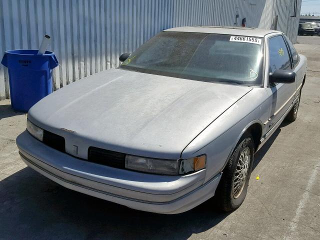 1G3WH14TXMD364079 - 1991 OLDSMOBILE CUTLASS SU SILVER photo 2