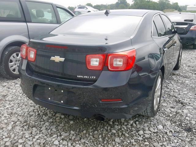 1G11H5SA8DF263607 - 2013 CHEVROLET MALIBU LTZ შავი ფოტო 4
