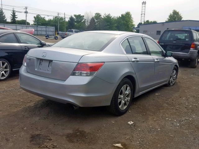 1HGCP25438A125551 - 2008 HONDA ACCORD LXP SILVER photo 4