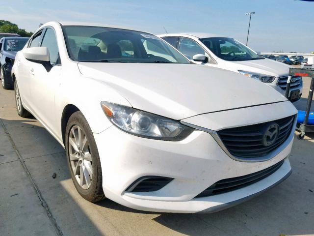 JM1GJ1U56F1185004 - 2015 MAZDA 6 SPORT WHITE photo 1