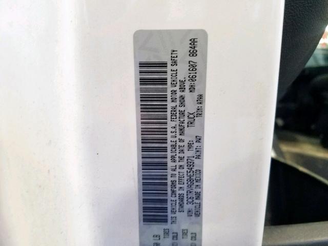 3C6TRVAG8HE549371 - 2017 RAM PROMASTER 白色 照片 10