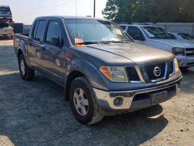 1N6AD07W37C410378 - 2007 NISSAN FRONTIER C GRAY photo 1