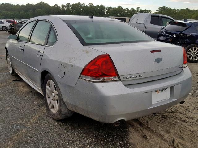 2G1WB5E34E1106394 - 2014 CHEVROLET IMPALA LIM SILVER photo 3