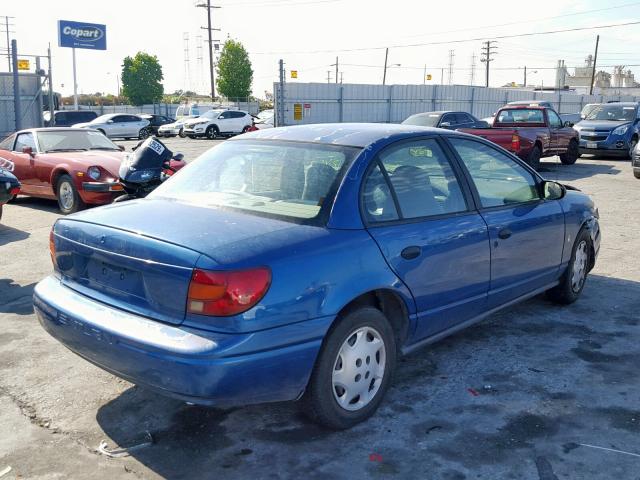 1G8ZH52852Z244283 - 2002 SATURN SL1 BLUE photo 4