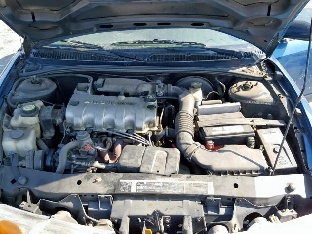 1G8ZH52852Z244283 - 2002 SATURN SL1 BLUE photo 7