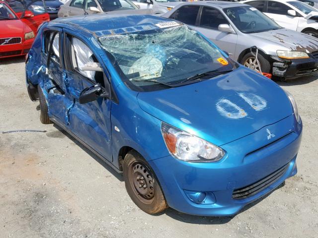 ML32A3HJ0FH036255 - 2015 MITSUBISHI MIRAGE DE BLUE photo 1