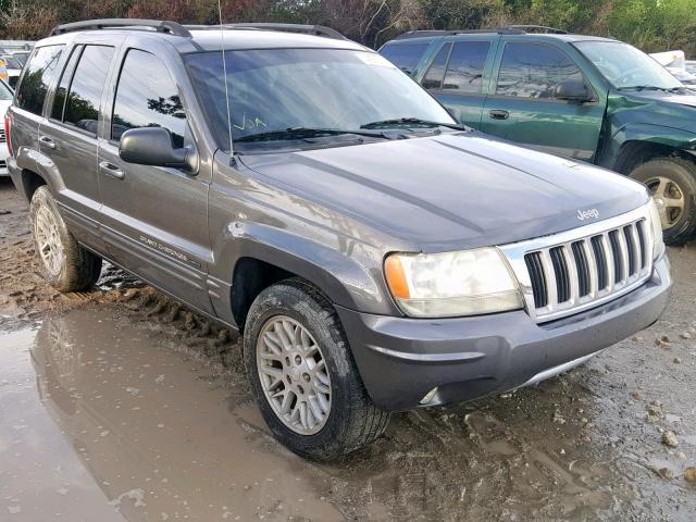 1J4GW58N44C329552 - 2004 JEEP GRAND CHER GRAY photo 1