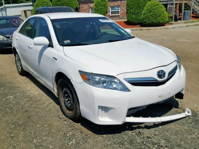 4T1BB3EK2BU138256 - 2011 TOYOTA CAMRY HYBR WHITE photo 1