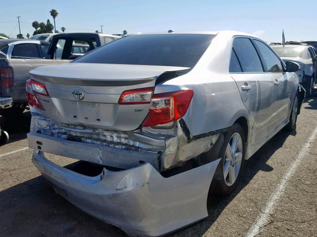 4T1BF1FK1CU134546 - 2012 TOYOTA CAMRY BASE SILVER photo 4