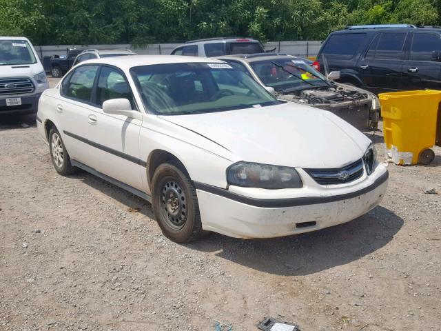 2G1WF52E849165653 - 2004 CHEVROLET IMPALA WHITE photo 1