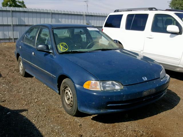 JHMEG8645RS007925 - 1994 HONDA CIVIC DX BLUE photo 1