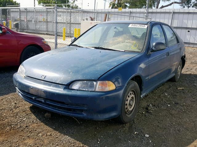 JHMEG8645RS007925 - 1994 HONDA CIVIC DX BLUE photo 2