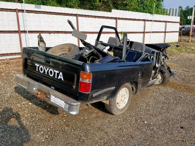 JT4RN81R2K0032973 - 1989 TOYOTA PICKUP 1/2 BLACK photo 4