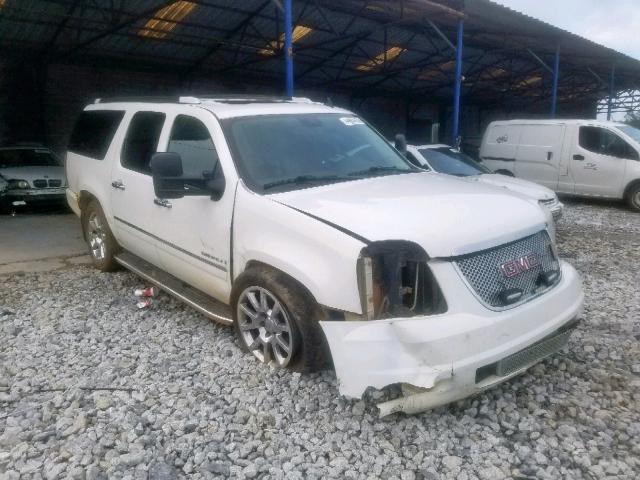 1GKFK06219J124190 - 2009 GMC YUKON XL D WHITE photo 1