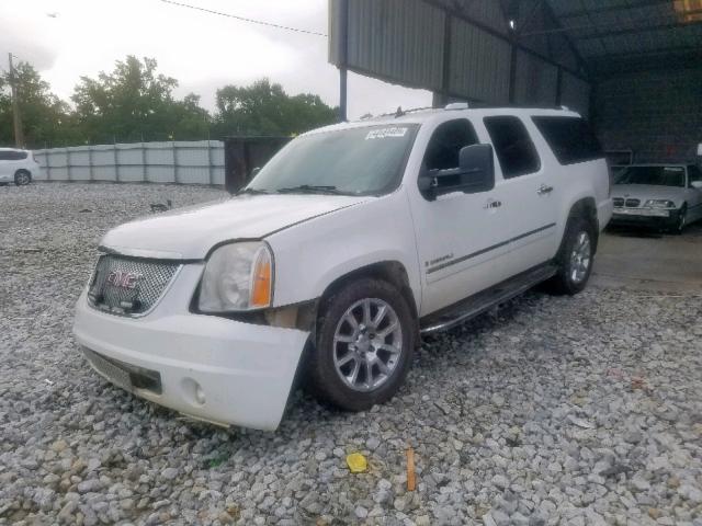 1GKFK06219J124190 - 2009 GMC YUKON XL D WHITE photo 2