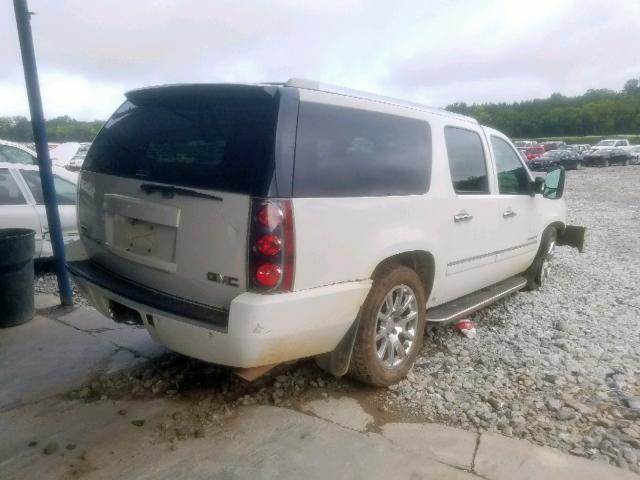 1GKFK06219J124190 - 2009 GMC YUKON XL D WHITE photo 4