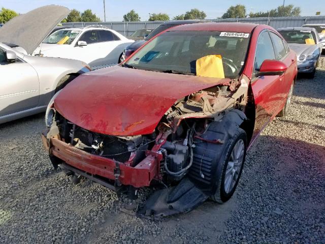 1YVHZ8CH3A5M24957 - 2010 MAZDA 6 I RED photo 2