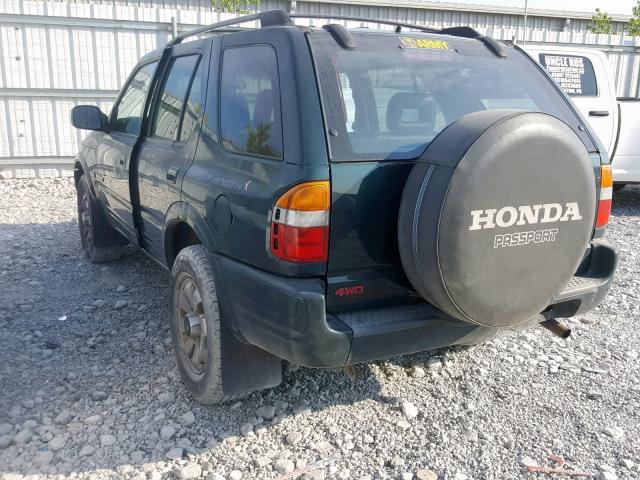 4S6CM58W4W4412739 - 1998 HONDA PASSPORT E 绿色 照片 3