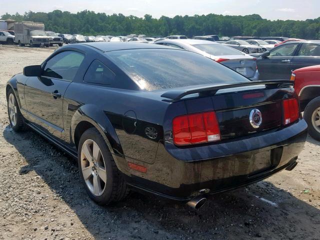 1ZVFT82H565117326 - 2006 FORD MUSTANG GT BLACK photo 3