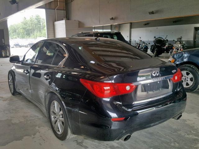 JN1BV7AP7FM330527 - 2015 INFINITI Q50 BASE BLACK photo 3