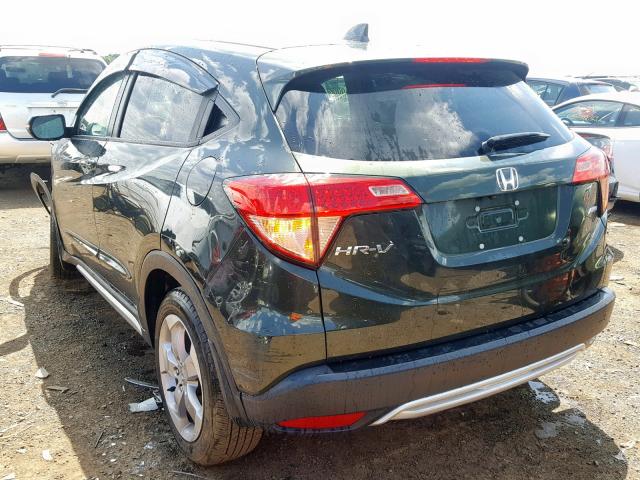 3CZRU6H51HM708422 - 2017 HONDA HR-V EX GREEN photo 3