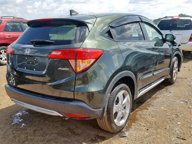 3CZRU6H51HM708422 - 2017 HONDA HR-V EX GREEN photo 4