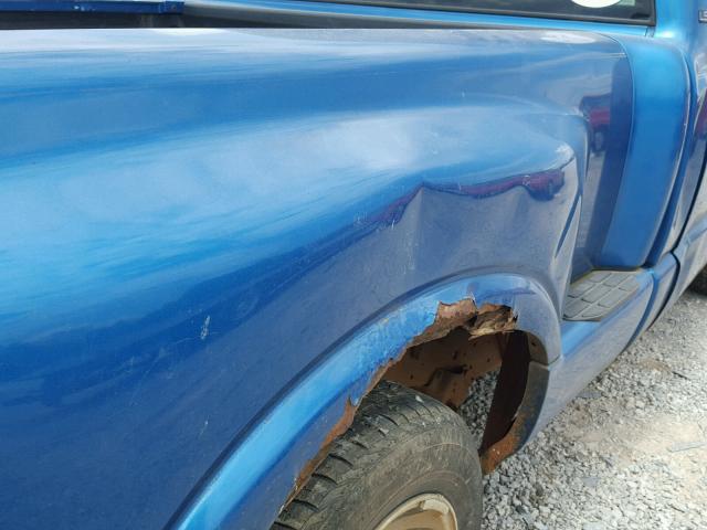 1GCCS1447Y8165633 - 2000 CHEVROLET S TRUCK S1 BLUE photo 9