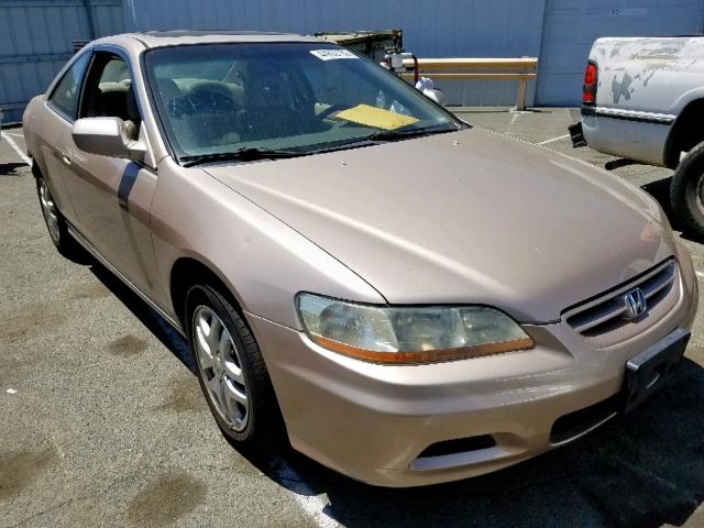 1HGCG225X1A027801 - 2001 HONDA ACCORD EX GOLD photo 1