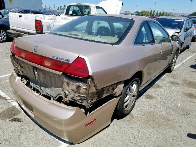 1HGCG225X1A027801 - 2001 HONDA ACCORD EX GOLD photo 4