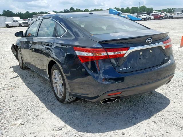 4T1BK1EB9FU153072 - 2015 TOYOTA AVALON XLE BLUE photo 3