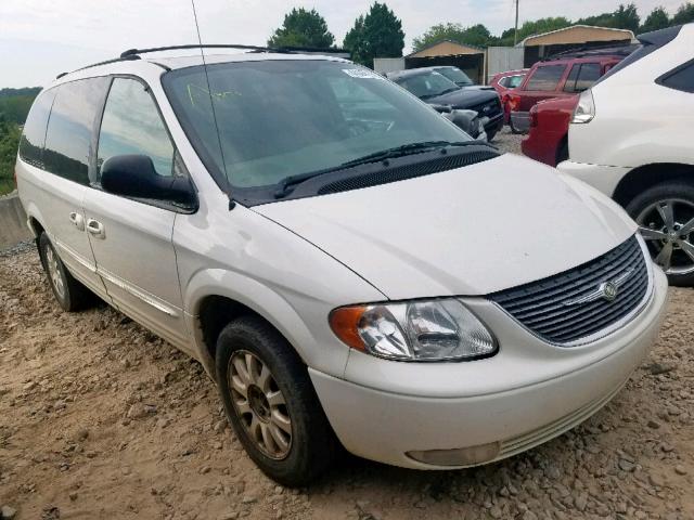 2C4GP54L93R202888 - 2003 CHRYSLER TOWN & COU WHITE photo 1